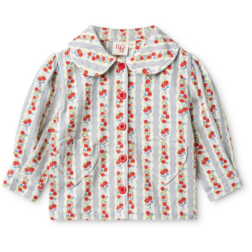 Aria Overshirt - Blue Air Rose