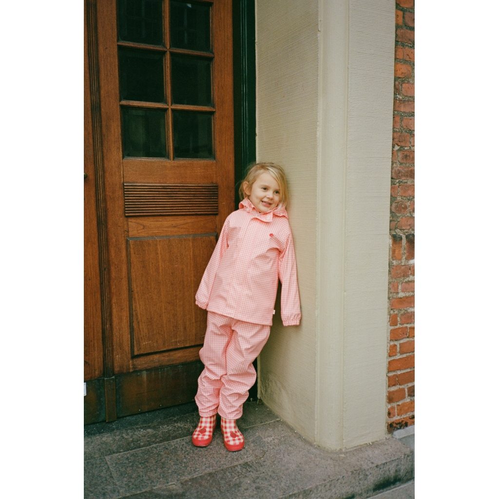 Dew Rainwear Set - Pink Rose Gingham