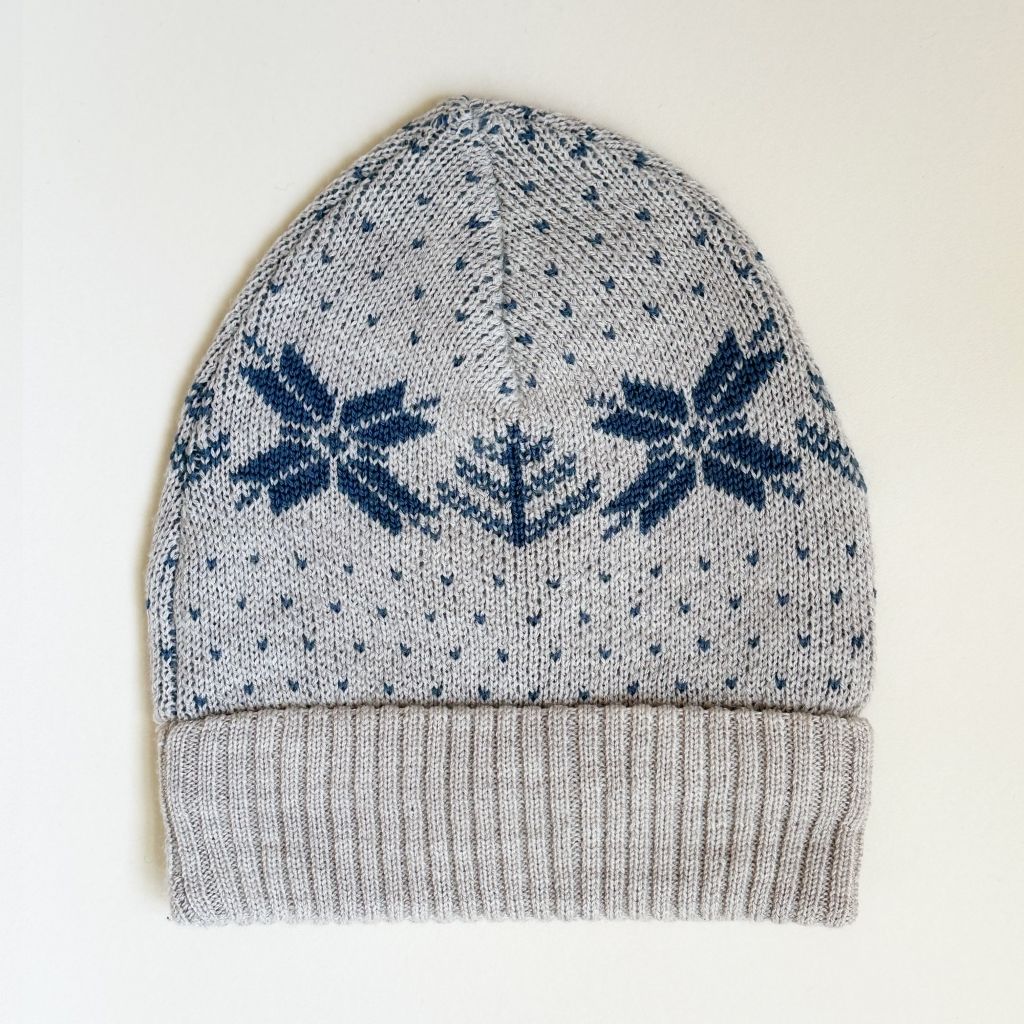 Fin Beanie - Fair Isle Snowflake