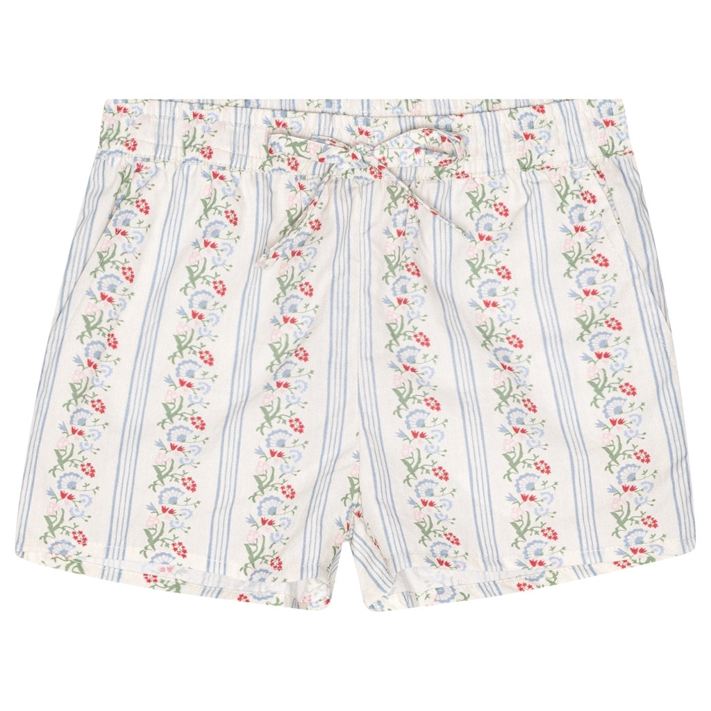 Abigail Shorts - Soft white/Bright blue