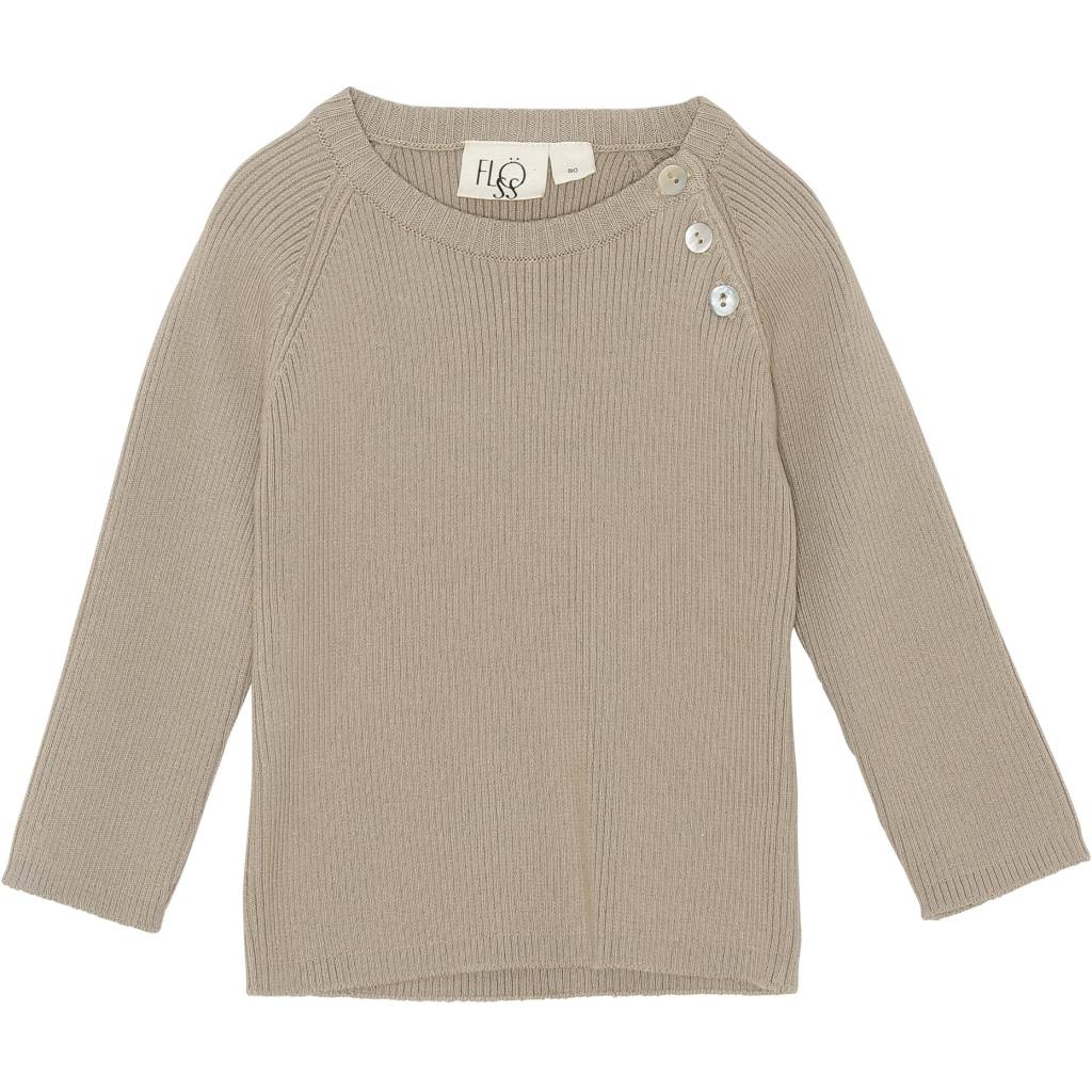 Flye Sweater Solid - Solid Oat