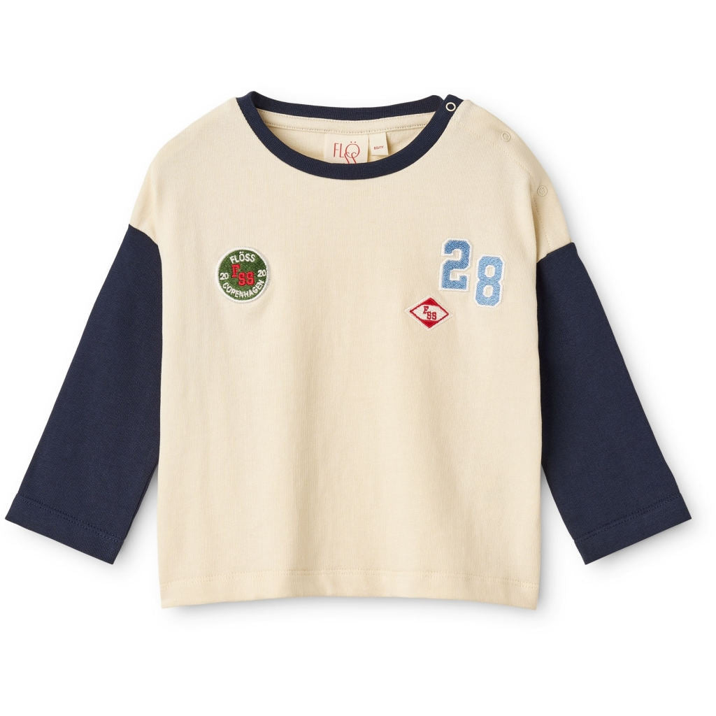 Eskil Blouse - Gentle Cream-Navy