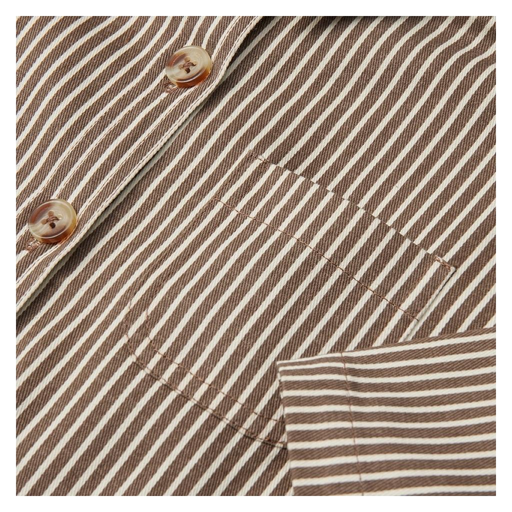 Bob Onesie - Roast Brown Stripe