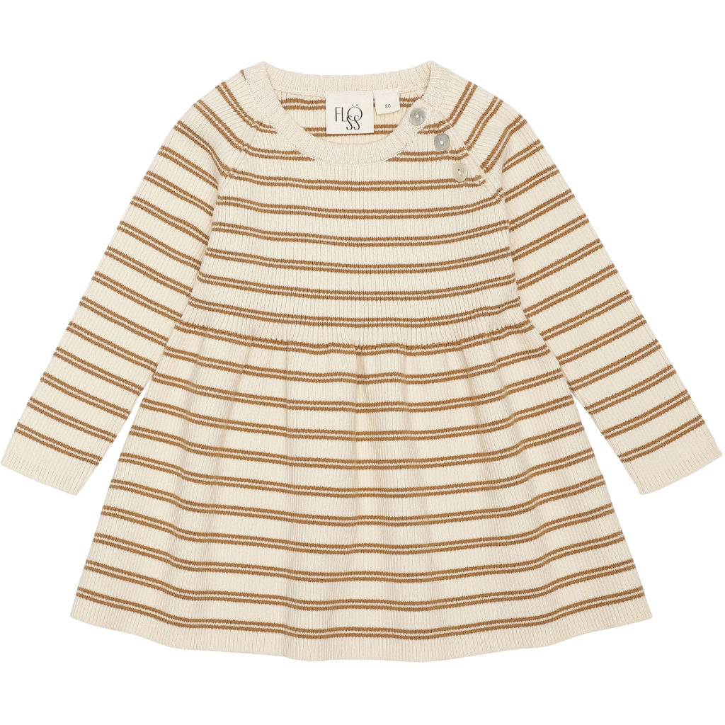 Flye Dress - Tawny/Offwhite