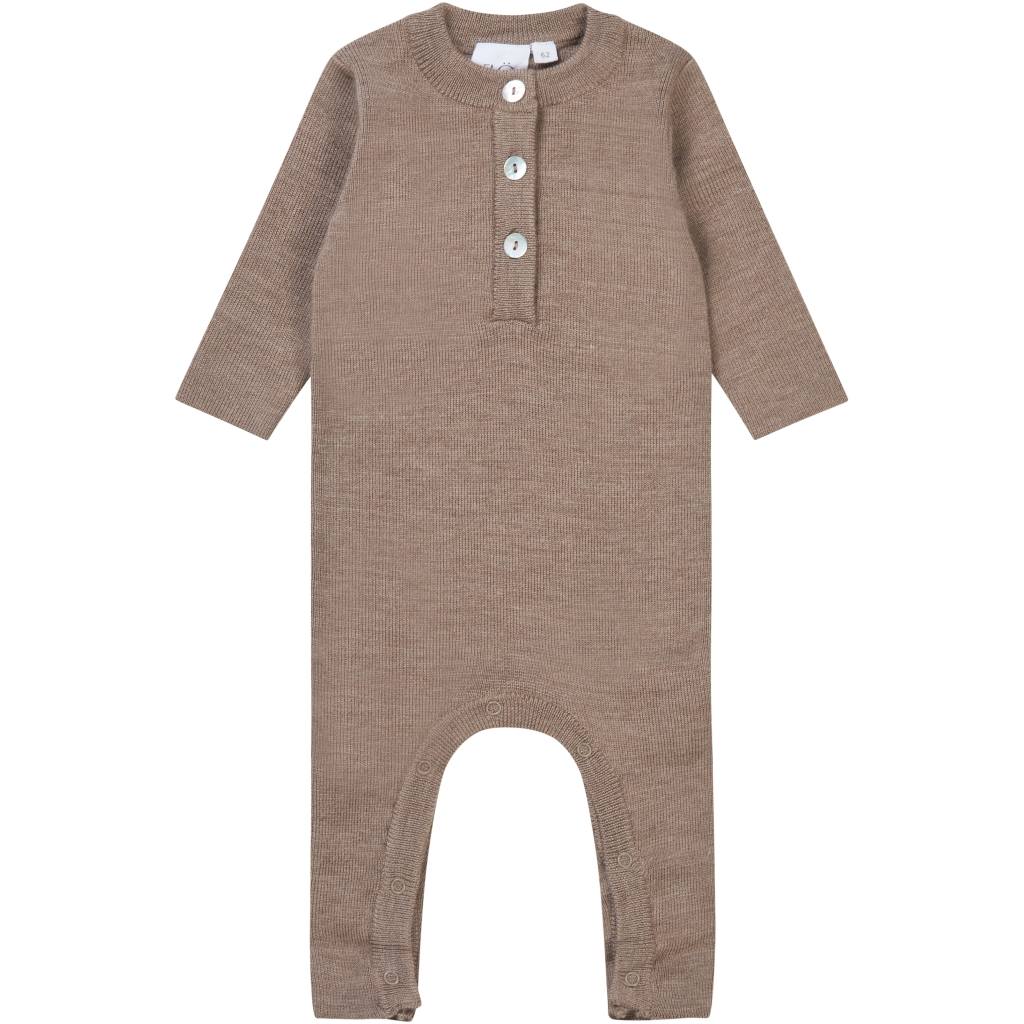 Kaya Onesie Wool - Ash Melange