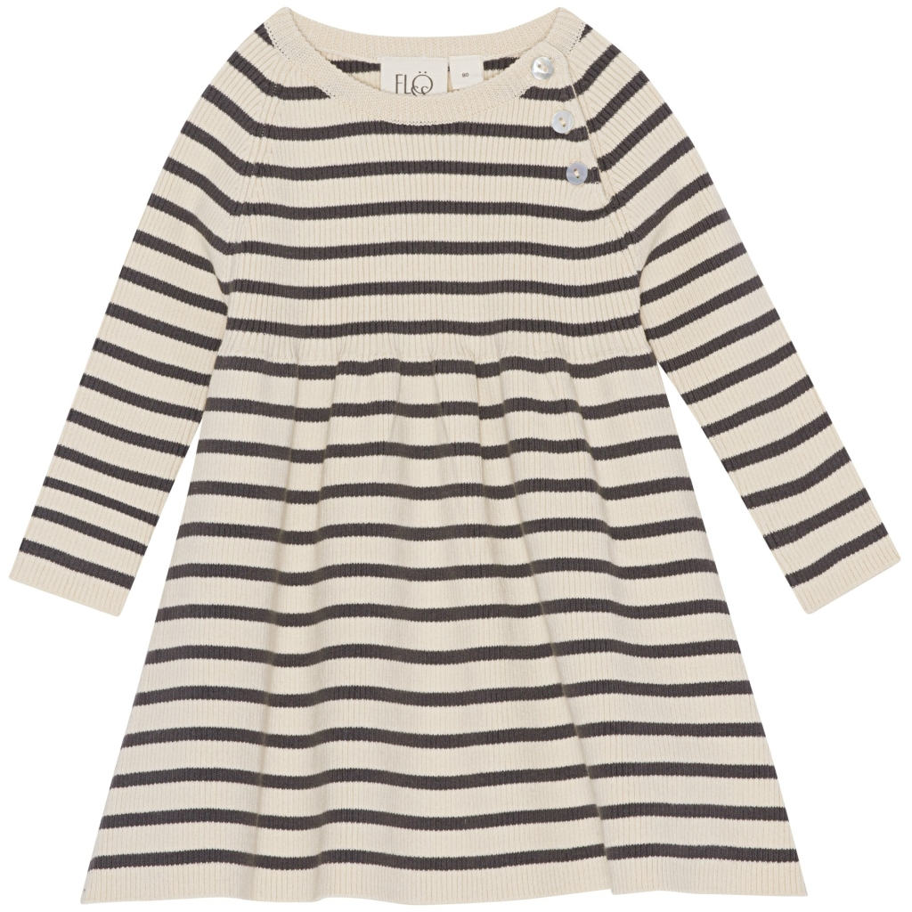 Flye Dress - Noir/Warm cotton