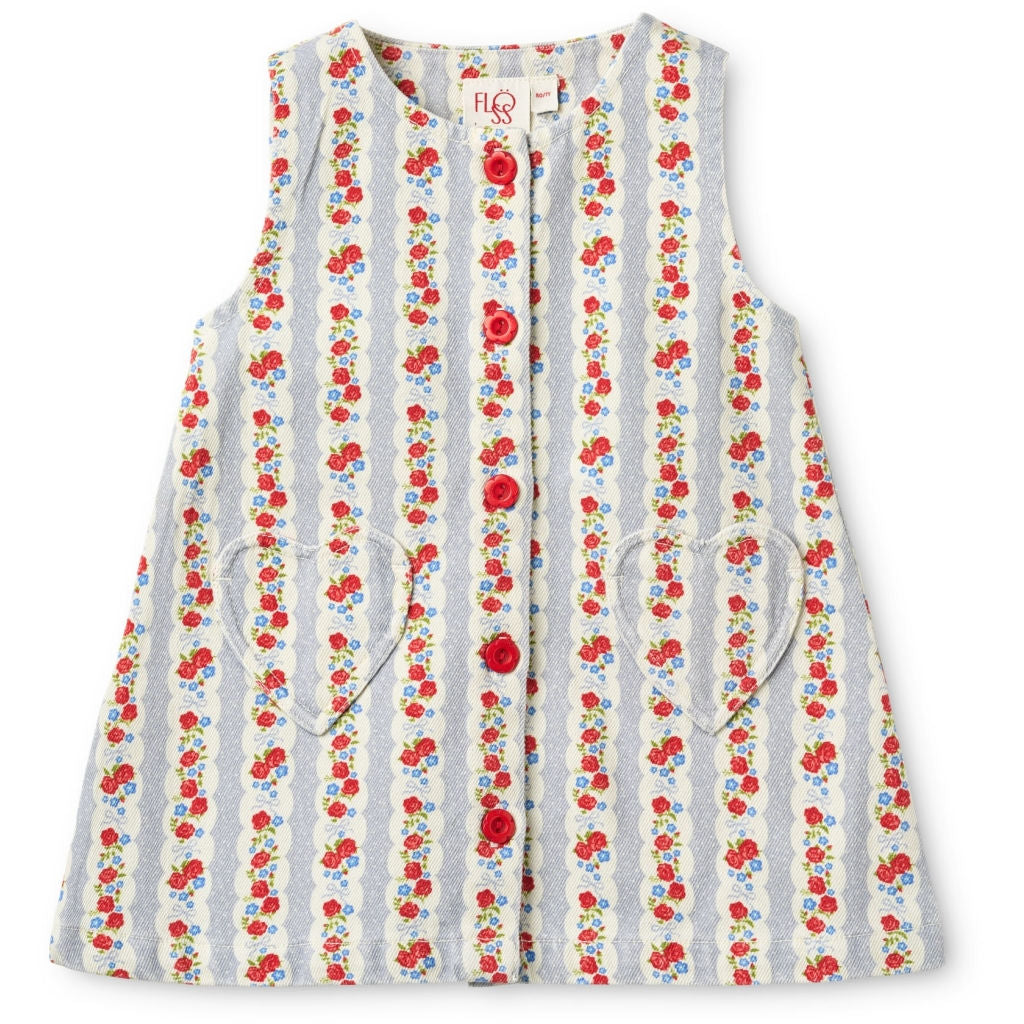 Aria Dress - Blue Air Rose