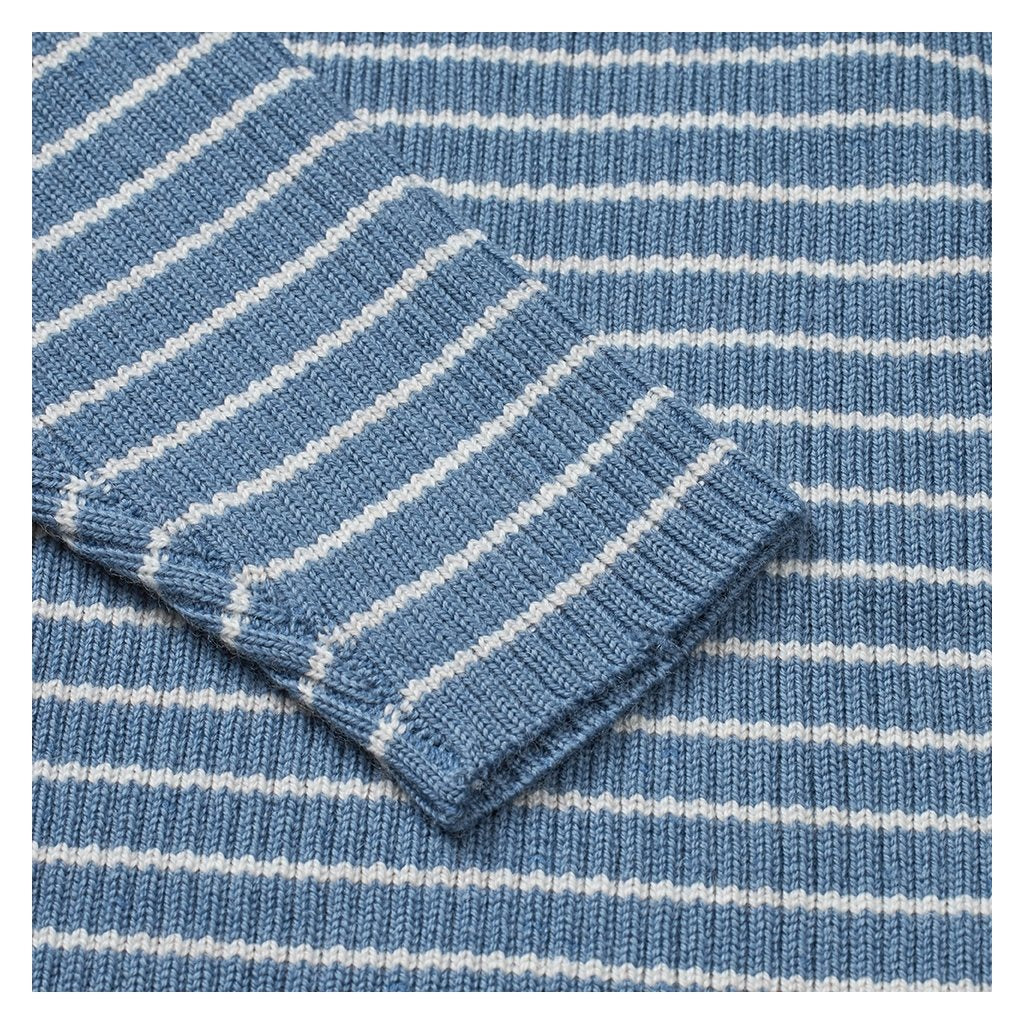 Flye Sweater Wool - Stone/Oat Melange