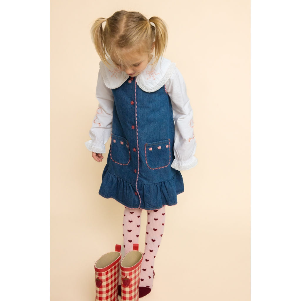 Monique Dress - Mid Blue