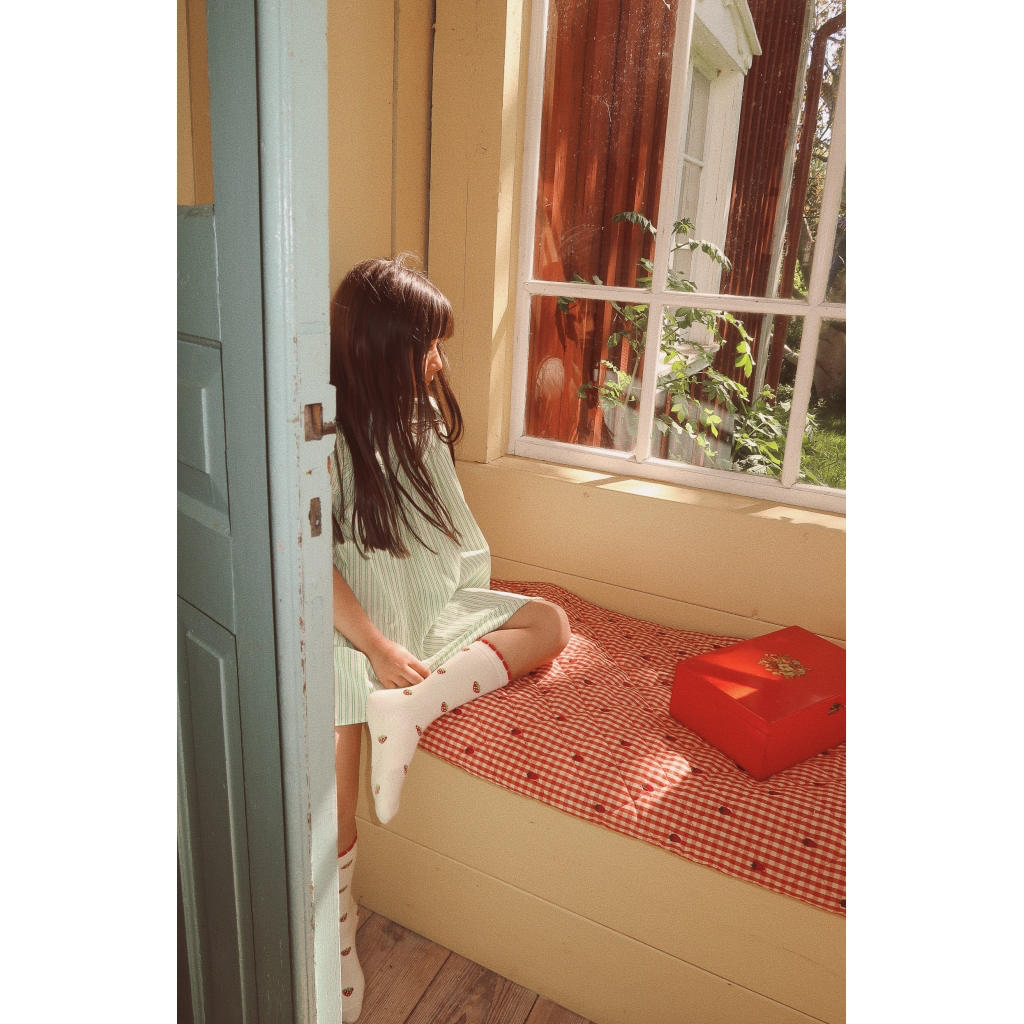 James SS Dress - Green/Cloud