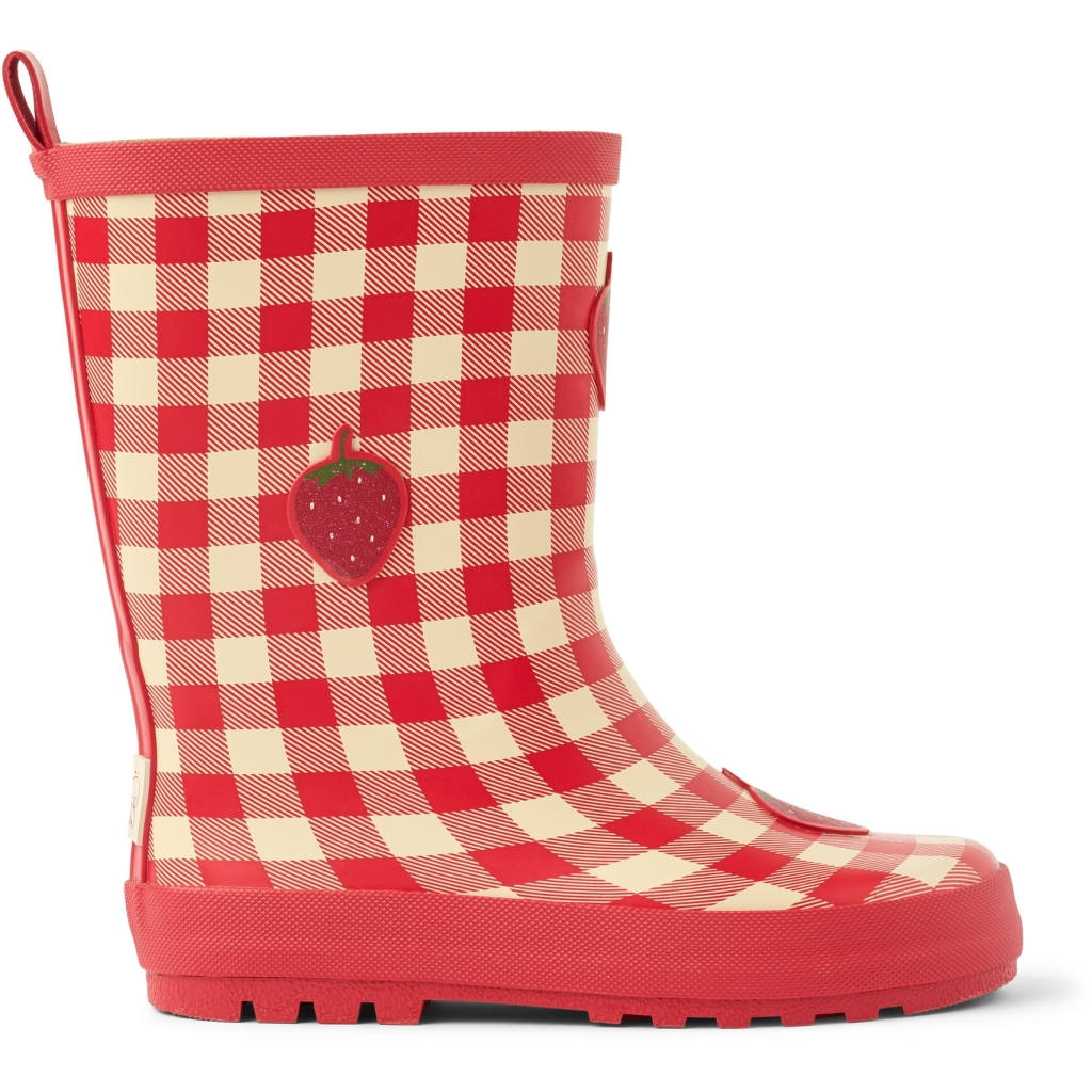 Misty Rain Boots - Berry Gingham