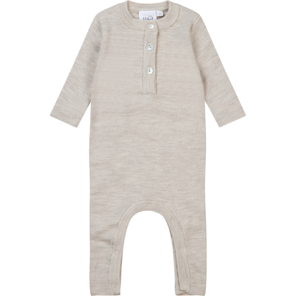 Kaya Onesie Wool - Oat Melange