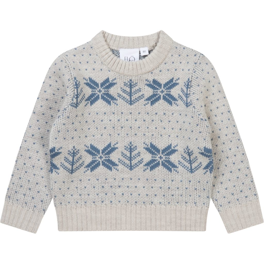 Fin Sweater - Fair Isle Snowflake