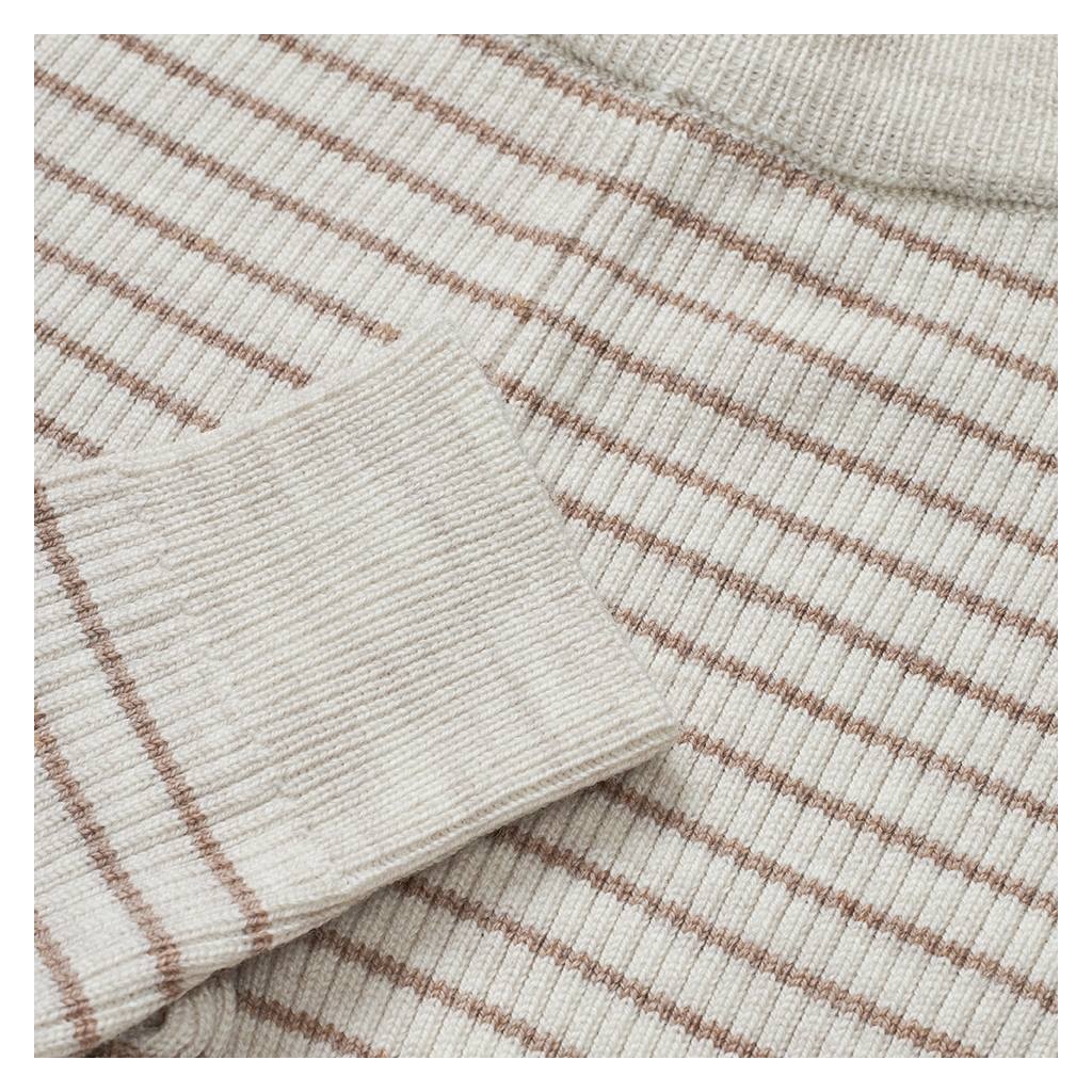 Flye Sweater Wool - Oat Melange/Ash Melange