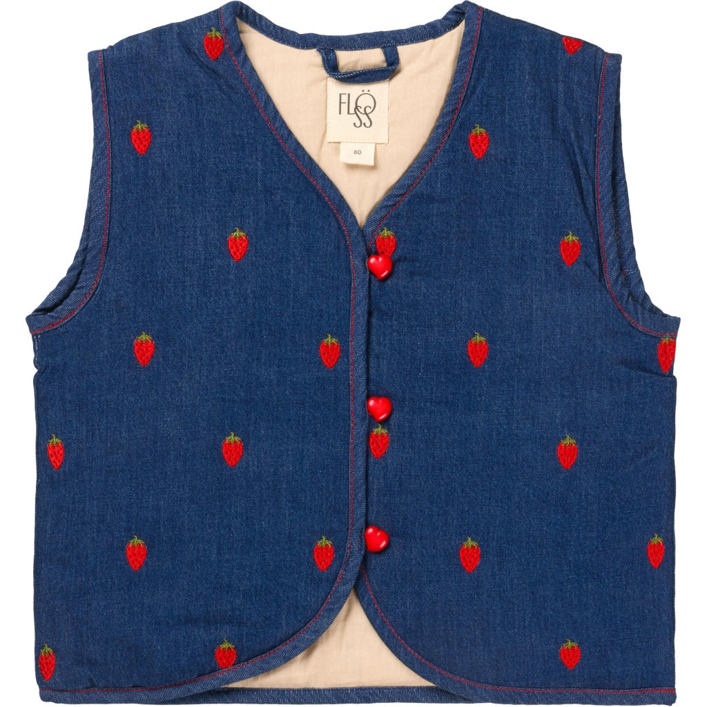 Colette Vest - Berry Denim