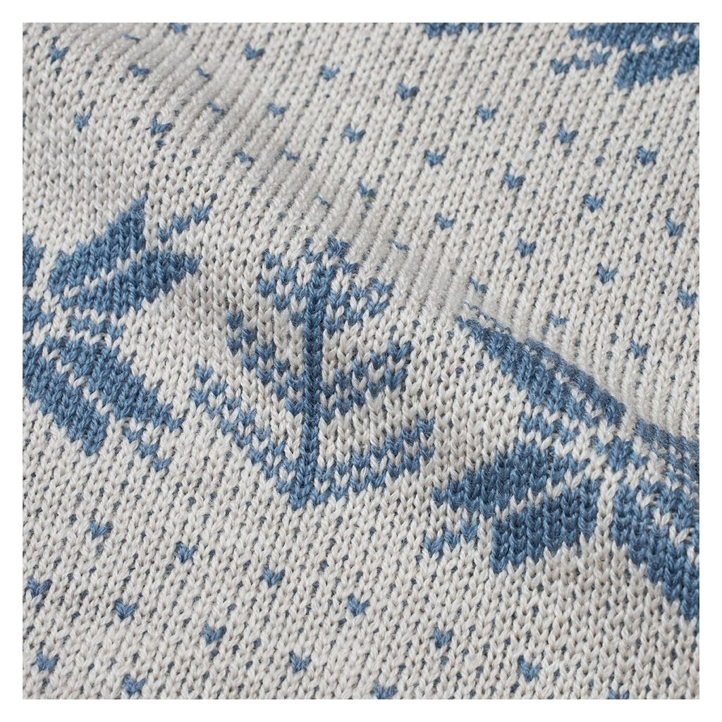 Fin Sweater - Fair Isle Snowflake
