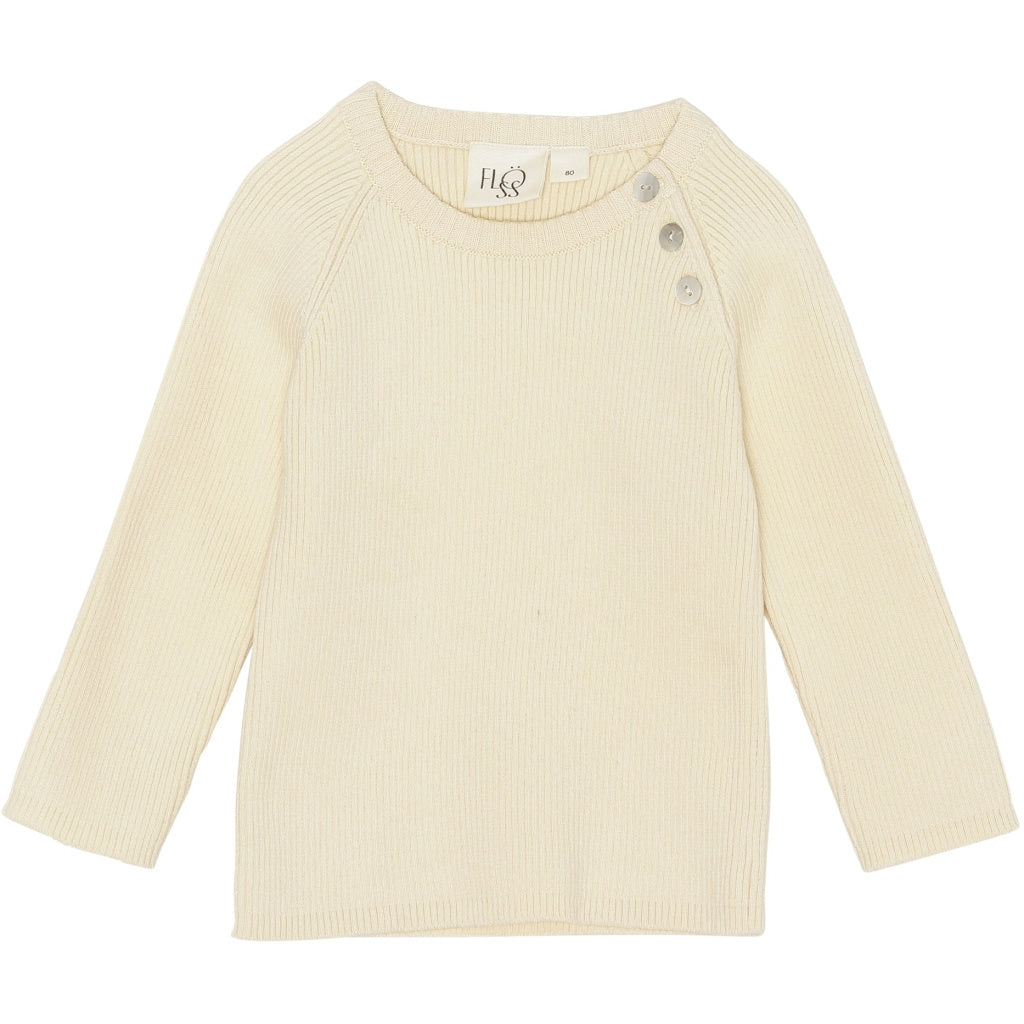 Flye Sweater Solid - Solid Soft White