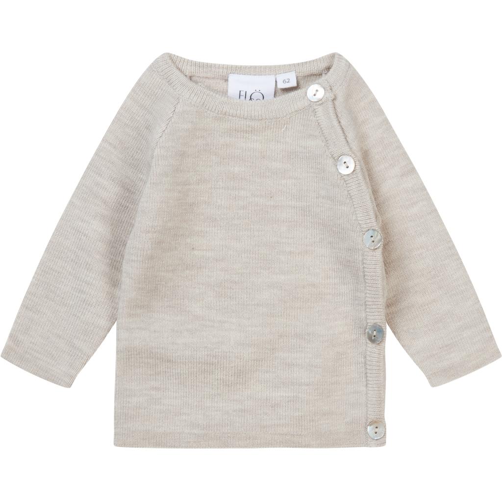 Kaya Blouse Wool - Oat Melange