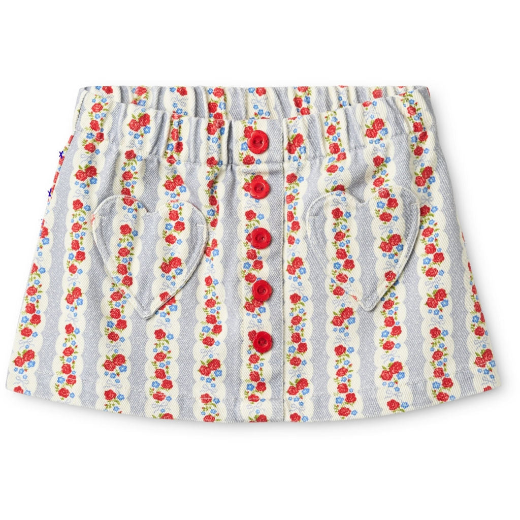 Aria Skirt - Blue Air Rose