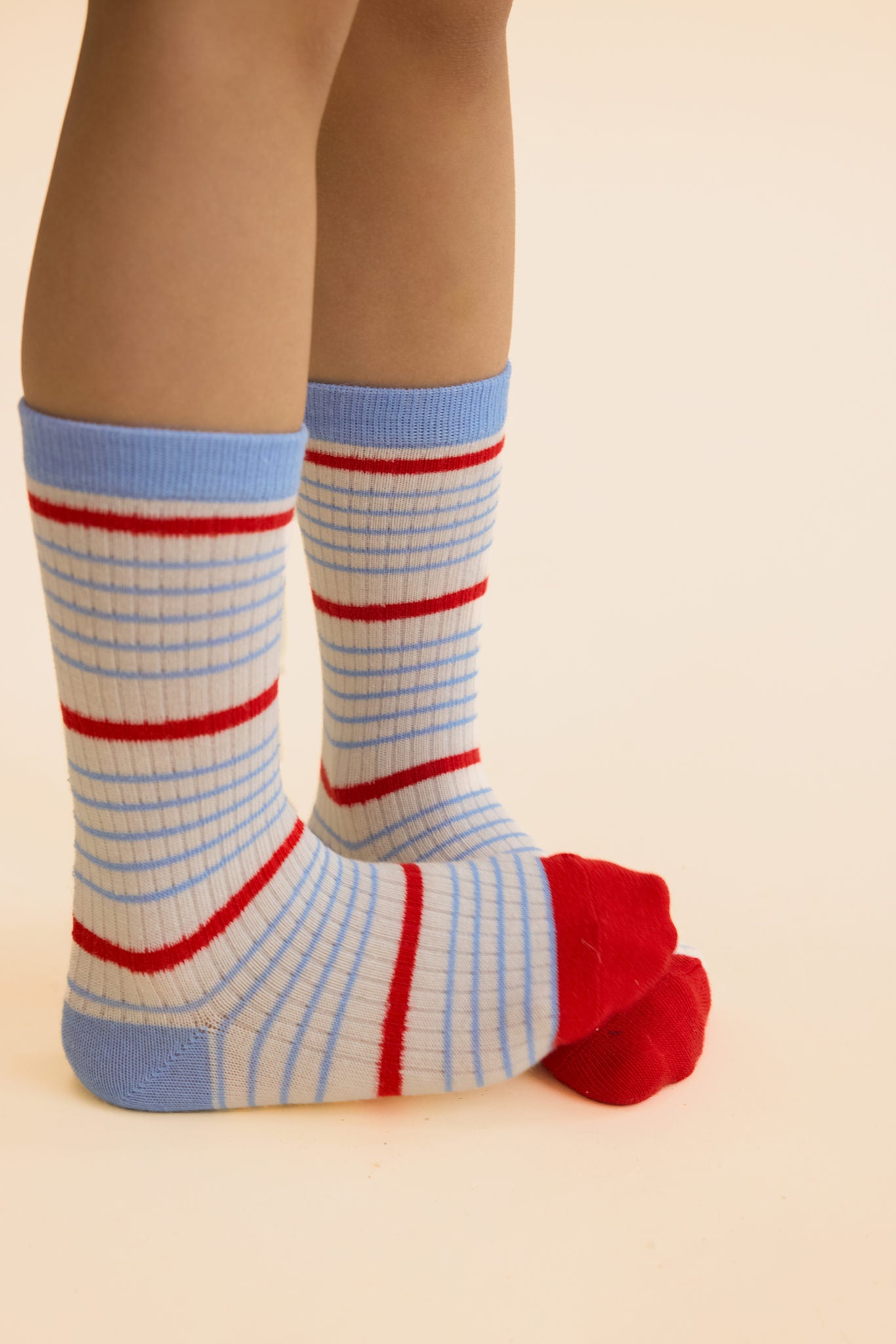 Vilde Socks 2 pack - Blue Stripe Mix 2 pack