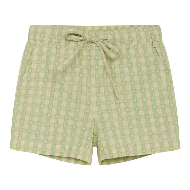 Stella Shorts - Lime Gingham