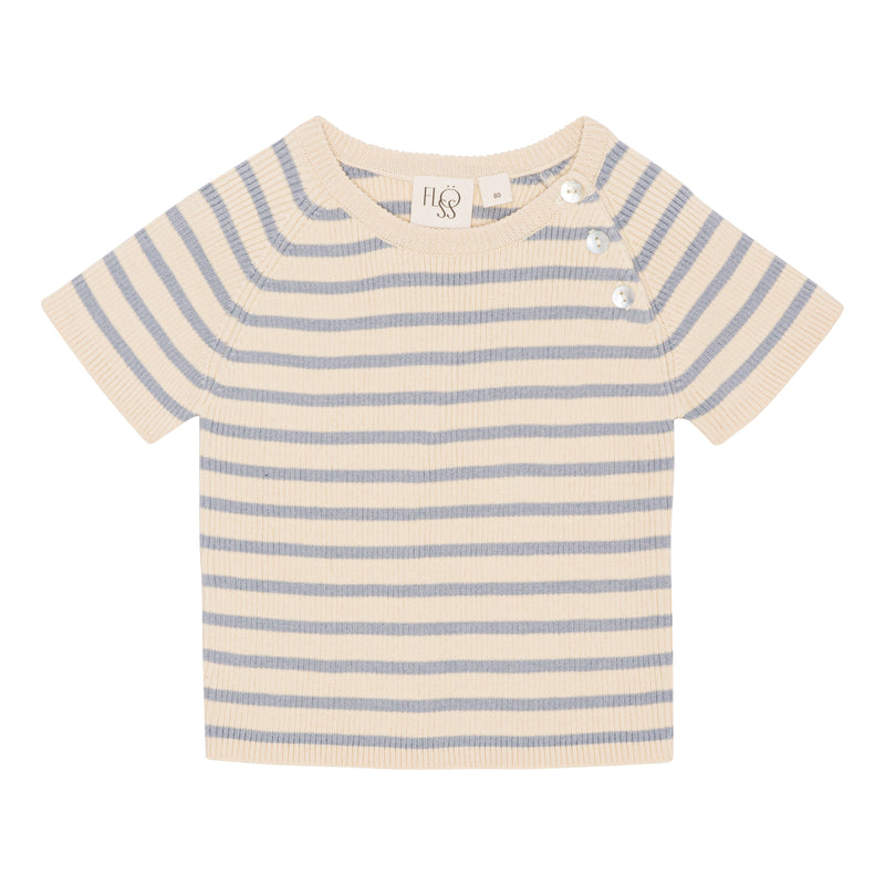 Flöss Aps Flye t-shirt Blouse Misty blue