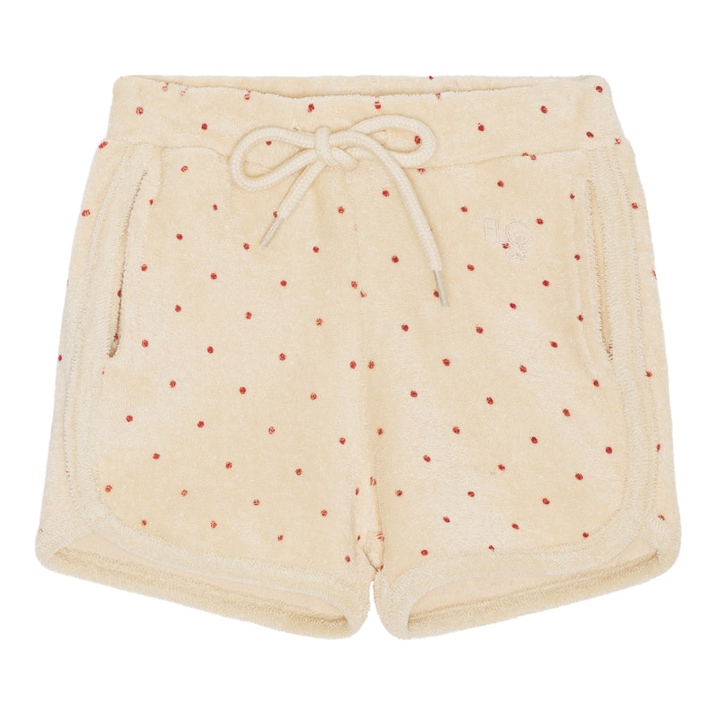 Flöss Aps Pluto Terry Shorts Shorts Rosso Dot print